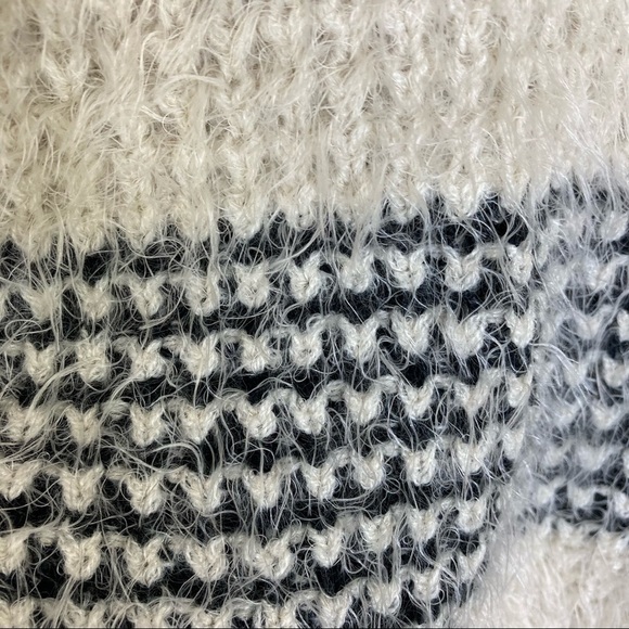 Forever 21 Black/Cream Soft Eyelash Knit Sweater - Picture 8 of 10